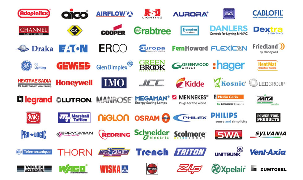 STOCKED BRANDS R B STAR ELECTRICAL WHOLESALERS